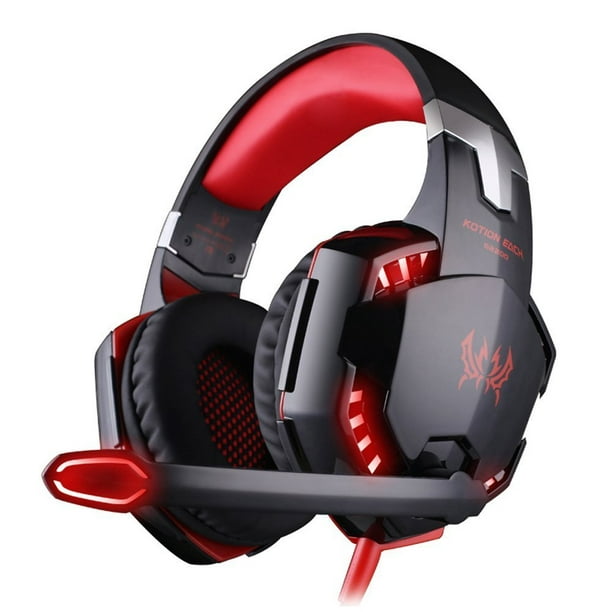 Kotion Each G2200 Pc Gaming Headset Usb 7 1 Surround Sound Vibration Game Gaming Headphone Computer Headset Earphone Headband Walmart Com Walmart Com