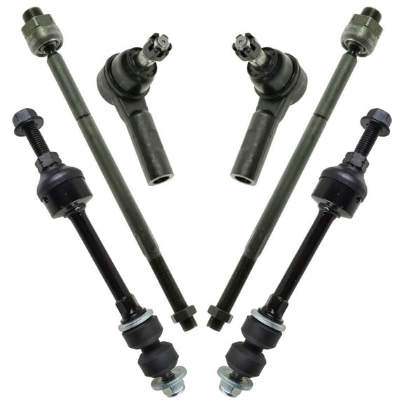 TRQ Front Steering & Suspension Kit Fits 2006-2012 Dodge Ram 1500 PSA64060