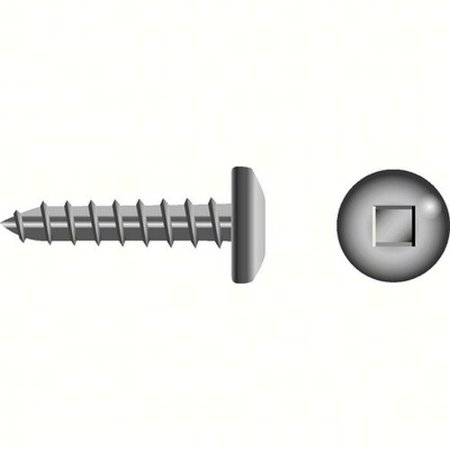 

SeaChoice 01204; #14 X 3/4 Square Pan Sheet Metal Screw Stainless Steel 100/ Bag