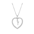 thumbnail image 1 of zanvin Vacances, Collier Pendentif pour Femmes Alphabet Bijoux Amatrice Collier Cœur Cadeaux, 1 of 1