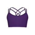 thumbnail image 5 of Doomiva Kids Girls 2 Pieces Dance Camisole Crop Tank Top and Pants Set Modern Jazz Street Dance Purple 6, 5 of 7