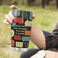 thumbnail image 4 of 20oz Dad Tumbler With Lid Fathers Day Gift For Dad I Keep All My Dad Jokes In A Dad-a-base - Dad Joke Birthday Gifts for Dad From Daughter Son Fathers Day Gift From Wife For Husband Funny Coffee Mug, 4 of 6