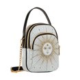 thumbnail image 2 of IAUYY Small Crossbody Bags for Women 15*21*8cm Leather Purses for Women Removable Strap with 3 Zipper Pocket Applicable to Birthday Gifts for Women,Featuring Gold Accents, 2 of 7