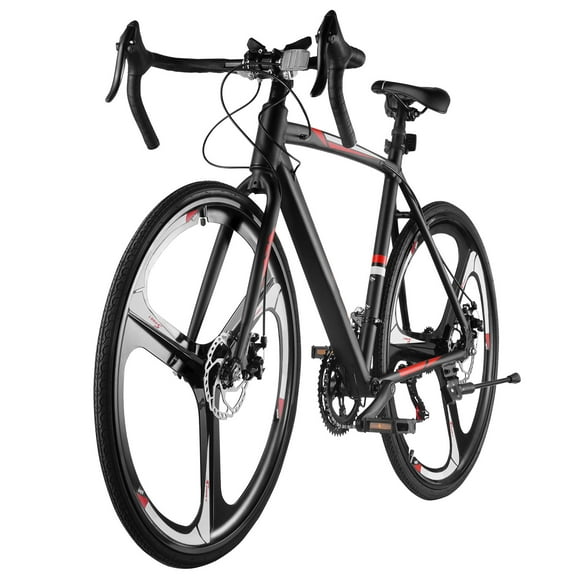 KFFKFF Road Bike, 700C Wheels Racing Bike, SHIMANO 14 Speeds Drivetrain City Commuter Road Bicycle, Urban Adult Sport Bike with Lightweight Aluminum Alloy Frame