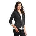 thumbnail image 4 of Port Authority Ladies Fleece Blazer-4XL (Dark Charcoal Heather), 4 of 6