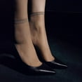 thumbnail image 4 of 3 Pairs Womens Mesh Socks Transparent Elastic Nylon Sheer Net Ankle socks, 4 of 12