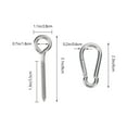 thumbnail image 2 of ORDDIART 4Pcs Set Steel Swing Hooks For Porch And Ceiling Swing Connections 8.00X2.80X0.60In Indoor And Outdoor, 2 of 7