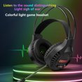 thumbnail image 1 of Gwong Electrónica ARQUIDAD AK3 AURICULAR AURICULAR LUMINOUS RGB EFECTO LIGHTE SOBRE EL AURICANTE DE GAMINJO ESTÉREO CON MICO PARA EL GAMER, 1 of 6