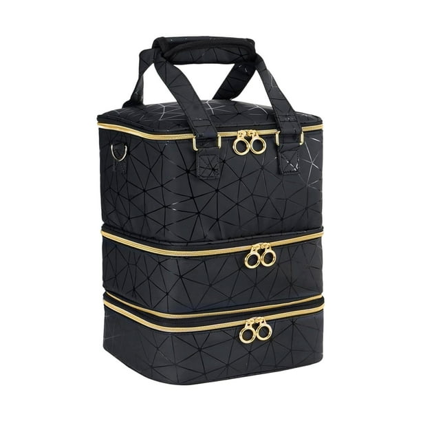 Estuche para transportar esmaltes de uñas, neceser para mujer, caja de almacenamiento, soporte para esmaltes de uñas, accesorios para manicura de