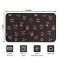 thumbnail image 5 of Spooky Pumpkin Faces Halloween Pattern Door Rugs,Washable Non Slip Door Mats Indoor,Decorative Door Mats,Entry Mat Indoor for Entrance,Bedroom,Kitchen,Bathroom,30"x17", 5 of 6