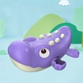 thumbnail image 4 of Jouet de Bain Crocodile à Remonter Violet pour Enfants, 4 of 4