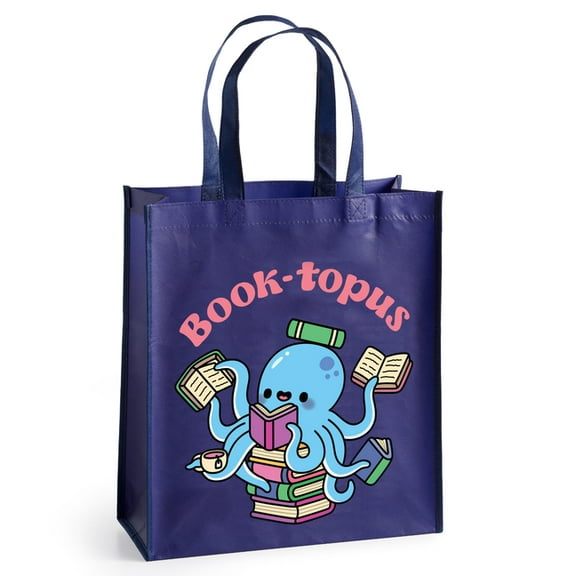 Book-Topus Reusable Shopping Bag, (Hardcover)