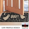 thumbnail image 3 of Happy Halloween Pumpkin Non Slip Washable Door Mat Ghost Boo Spooky Doormat Plain the Indoor Door Mat/Outdoor Crystal Velvet 30x17 Inches, 3 of 7
