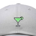 thumbnail image 2 of Dalix Margarita Embroidered Cap Cotton Baseball Cute Cool Dad Hat Womens in Gray, 2 of 5