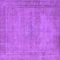 thumbnail image 1 of Ahgly Company Indoor Square Oriental Purple Industrial Area Rugs, 8' Square, 1 of 4