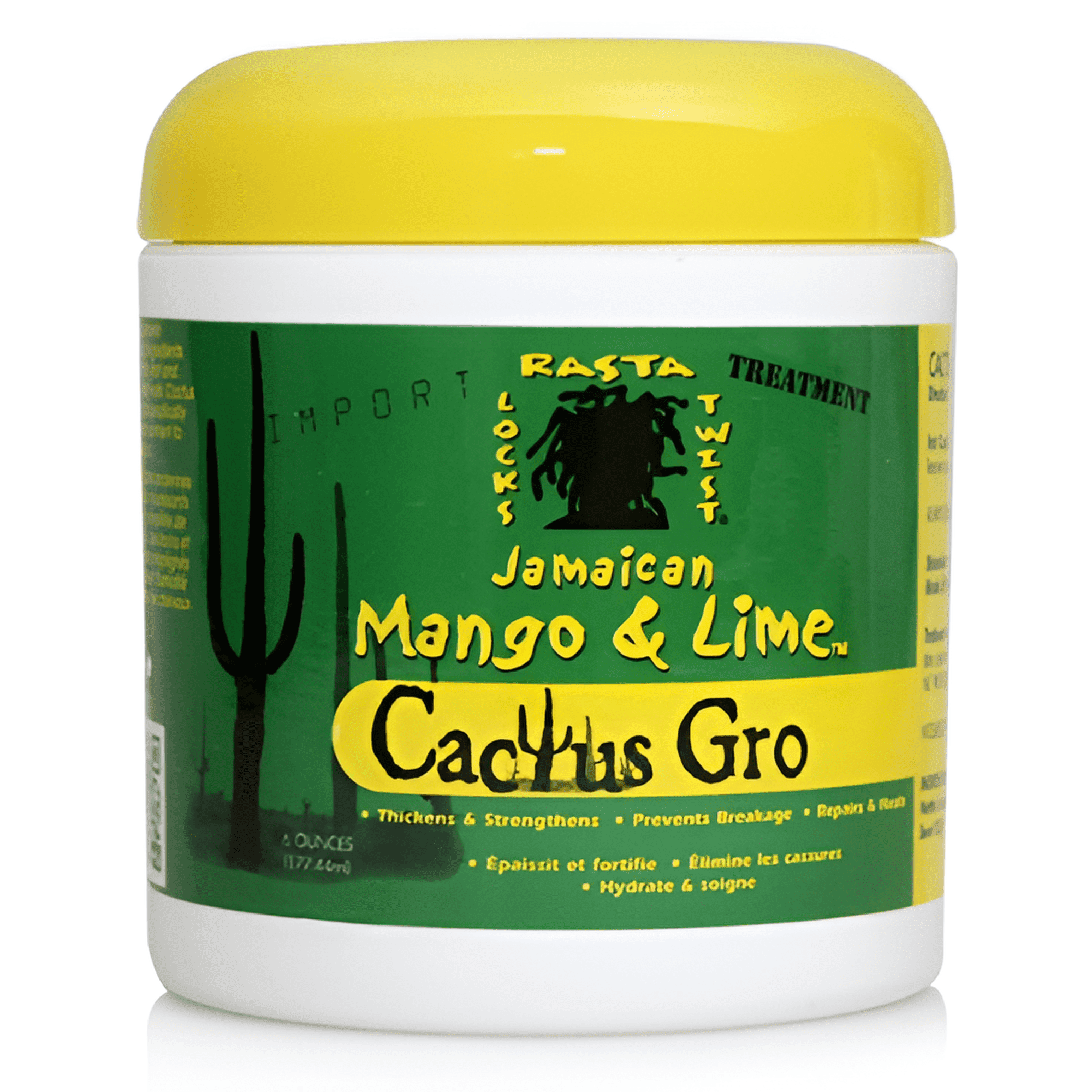 Huile Capillaire Jamaican Mango & Lime Cactus Gro 177ml - Pour Cheveux Abîmés