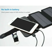 Onemayship Portable Solar Power Bank Mobile Phone Charger Panel Waterproof Camping