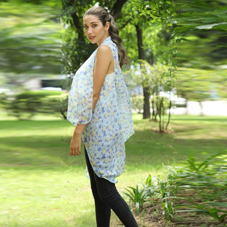 Chiffon waterfall cardigan clearance