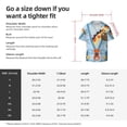 thumbnail image 5 of Goofa Giraffe Come Out From Zipper Printed Men's Casual Short-sleeved Shirt,Lightweight Breathable Button-down,Summer Casual men's top,Versatile Fashion shirt-Medium, 5 of 7