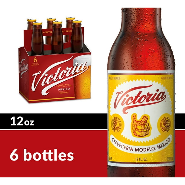 Victoria Mexican Lager Beer 6 Pk 12 Fl Oz Bottles 4 0 Abv Walmart Com Walmart Com