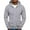 Gray, variant on WTOBBY Men's Full Zip Up Plush Hooded Sweatshirt, Long Sleeve Pullover Jacket with Pockets, Tall Sizes Available for Casual and Outdoor Use,Black L