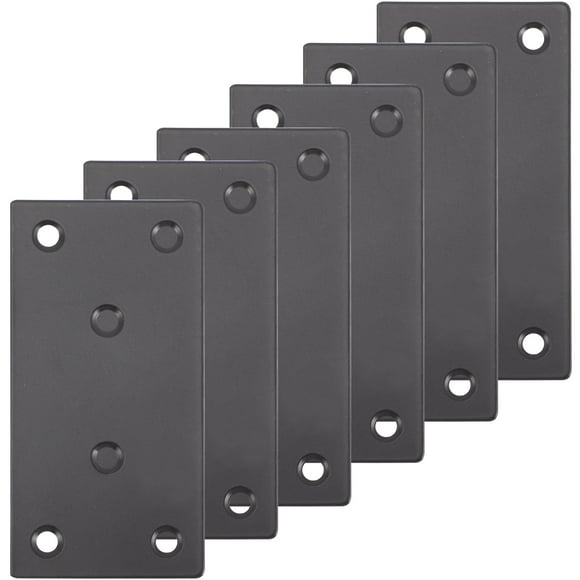 EcoNesxp 10x5 cm French Cleats Hanger Straight Bracket Flat Bracket 10x5 cm Black Black
