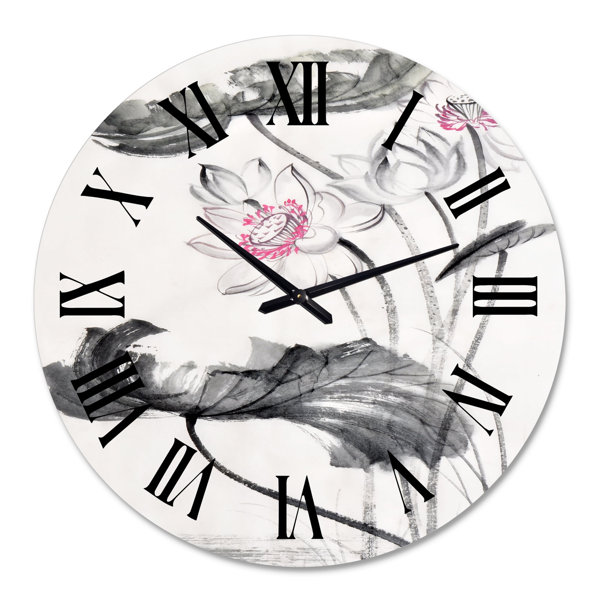 Designart 1 in Quartz Traditional Wall Clock