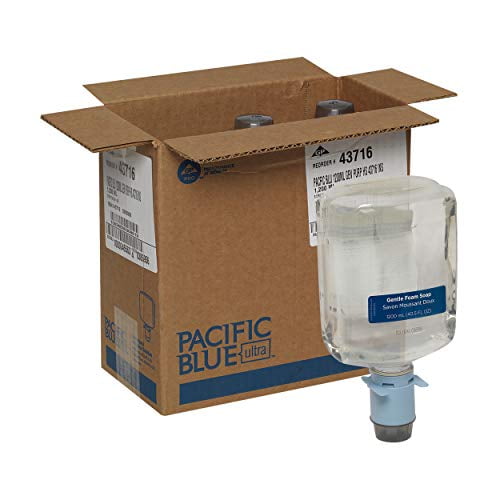 Pacific Blue Ultra Gentle Foam Hand Soap Refill (43716), Compatible Only With Pacific Blue Ultra Automated Touchless Dis