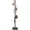 Black-8 Stainless Steel Hooks, variant on Modern Metal Coat Rack Stand, Coat Rack Freestanding with Natural Marble Base, Sturdy Heavy Duty Coat Racks with 8 Hooks, Black Coat Hall Tree Stand for Entryway, Office