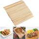 thumbnail image 1 of 100 brochetas de bambú natural para asar a la parrilla, barbacoa, brocheta,aperitivo, fruta, fuente de chocolate, cóctel, barbacoa, palitos de bambú, brochetas de madera (0,16"/4 mm de diámetro) brillar Electrónica, 1 of 5
