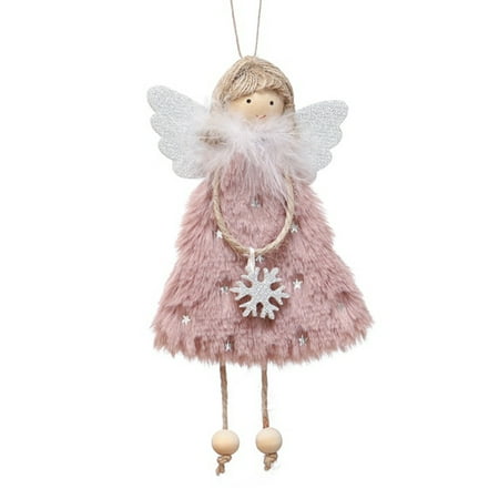 

UDIYO Hanging Pendant Cute Delicate Fabric Cartoon Angle Girl Plush Doll Toy Ornament for Bedroom