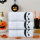 thumbnail image 5 of Set de toallas de algodón bordadas para Halloween | Paños de baño blandos, absorbentes y blandos, de 3 piezas naranja blanca | 74x33cm | Ropa de cama cómoda y de secado rápido, 5 of 6