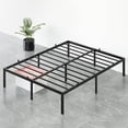 thumbnail image 1 of 14 Inch Queen Size Bed Frame with Storage, Metal Platform Queen Bed Frame, No Box Spring Needed/Steel Slat Support/Easy Assembly(Queen), 1 of 8