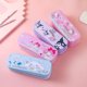 thumbnail image 1 of Sanrio-estuche de lápices de PU de gran capacidad, bolsa de lápices de doble capa, Kawaii Kuromi Cinnamoroll Melody, suministros de papelería, 1 of 3