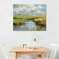thumbnail image 2 of Nawypu  Afternoon Skies Canvas Wall Decor by Artist Carol Hallock for Living Room, Bedroom, Bathroom, Kitchen, Office, Bar, Dining &amp; Guest Room - Ready to Hang, 2 of 4