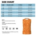 thumbnail image 6 of Disketp Orange Glitter Sleeveless Tshirts For Men, Muscle Shirts For Men Dry Fit Tank Top-Large, 6 of 8