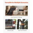 thumbnail image 6 of KFFKFF 12-Pack Moving Blankets, 72 x 40 in (32 lbs/dz), Durable Packing Blankets with Cotton Padding, Sturdy Nonwoven Fabric for Shipping, Wrapping, and Furniture Protection, 6 of 9