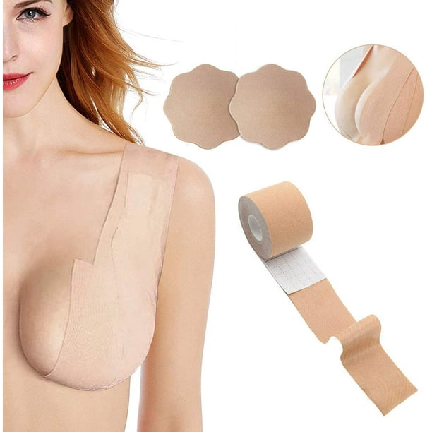 Artificial Silicone Breast Forms DD Cup Self-Adhesive Fake Boobs Bra  Enhancers