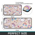 thumbnail image 7 of Cute Unicorn Rainbow Cloud Pattern Kitchen Rugs Sets Of 2,Anti Fatigue Kitchen Mat Rugs Non Slip Washable,Decorative Kitchen Floor Mats for Kitchen,Sink,Laundry,17"X30"+17"X47", 7 of 7