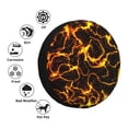 thumbnail image 4 of Naloa Orange Lightning PVC Leather Spare Tire Wheel Cover for Car Truck SUV Camper Trailer Universal Fit many size16 inch, 4 of 6