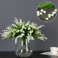 thumbnail image 7 of Dpityserensio Artificial Lily of the Valley Single Stem Real Touch Faux Flower for Home Table Vase Decor 1PC, 7 of 7
