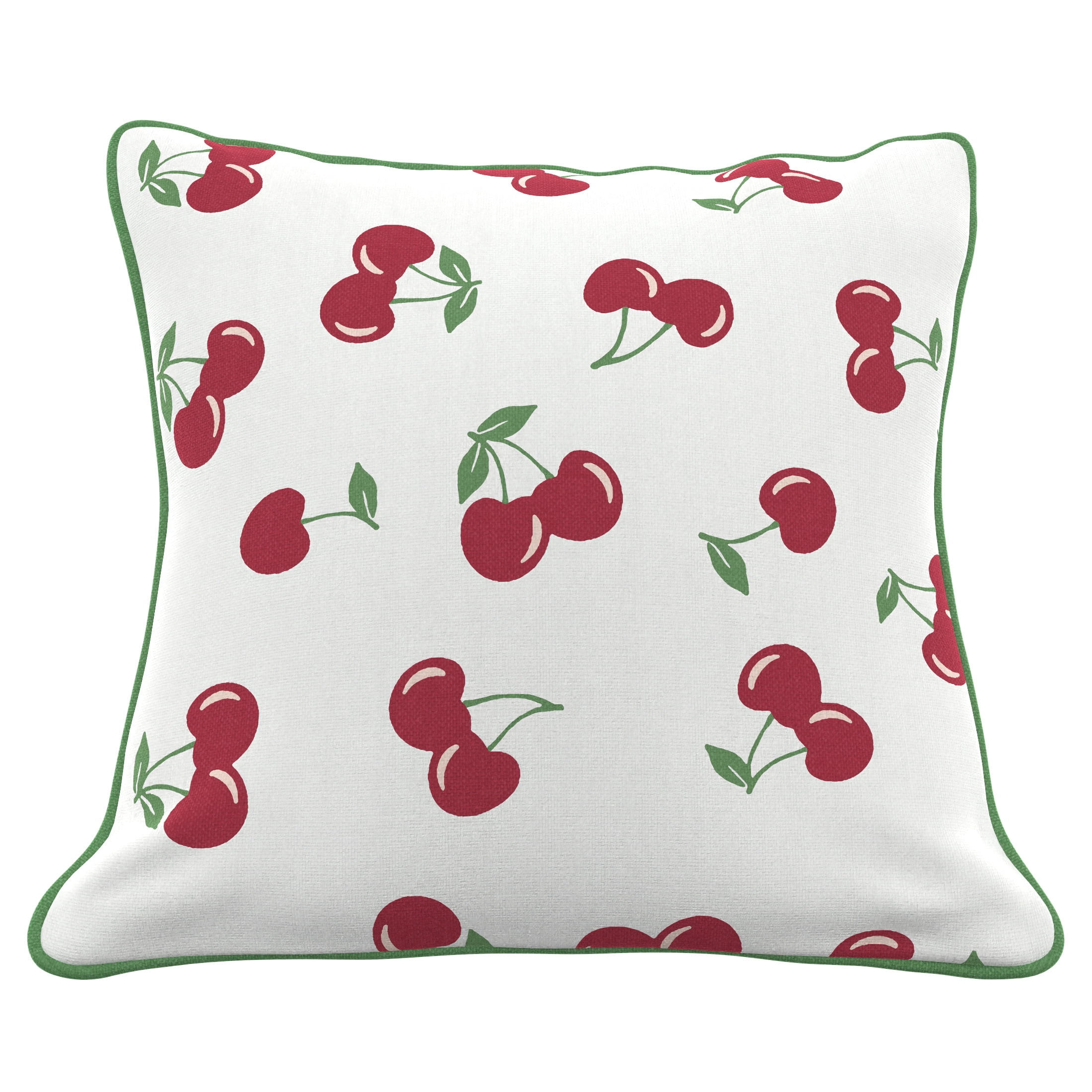HOMETRENDS 16" x 16" Cherry Outdoor Toss Cushion, Fade Resistant