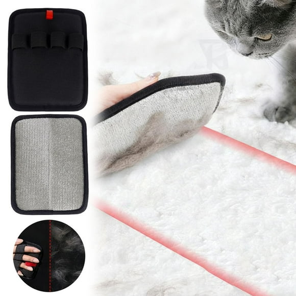 Electrostatic Pet Hair Remover Glove for Cleaning on Carpets and Upholstery