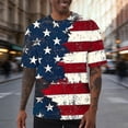 thumbnail image 2 of Quick Dry Workout Shirt – Athletic Short Sleeve T Shirt for Men & Women Patriotic Men's Tshirts Graphic Tee Big and Tall Size S-5XL Dark Blue, 2 of 6
