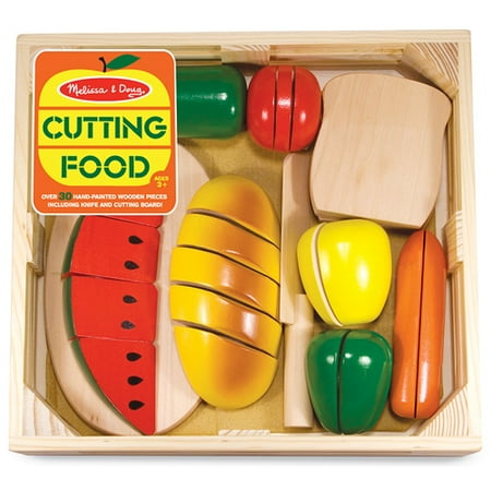 Melissa Doug Cutting Food Play Food Set with 25 Hand Melissa Doug Cutting Food Play Food Set with 25 Hand