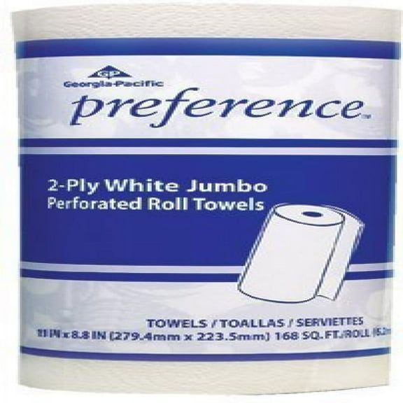 Georgia-Pacific - Preference Perforated Paper Towels Roll Towel/Perforated 9"X11": 603-273