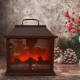 thumbnail image 4 of HLONKMini Christmas Fireplace Lantern LED Flameless Light for Home Indoor Decor, 4 of 7