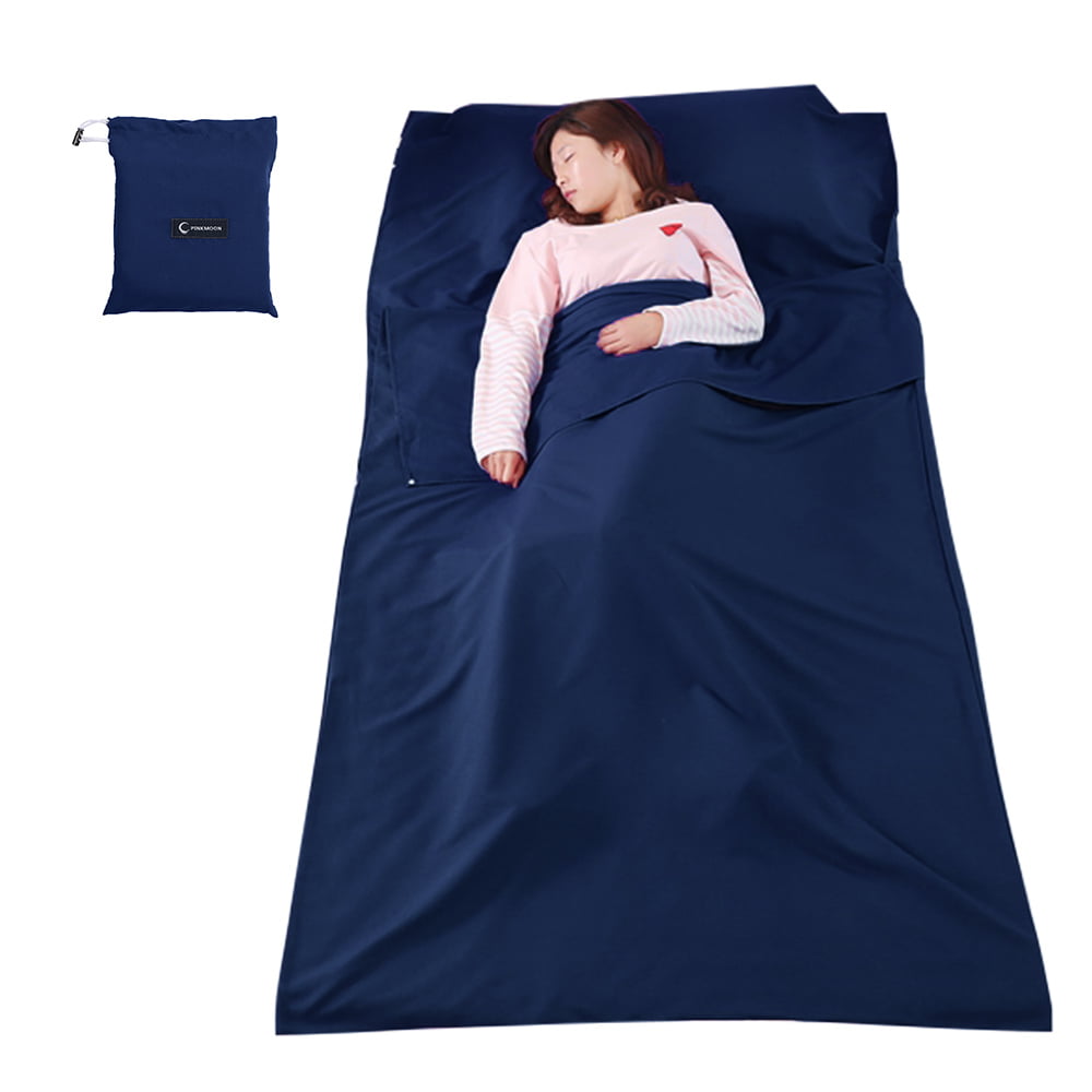 REDCAMP Soft Fleece Sleeping Bag Liner for Adult Comfortable Sleeping Blanket for Camping Travel Hiking Backpacking Hotels