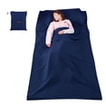thumbnail image 1 of TFixol Ultra-Lightweight Travel Sleeping Liner, Moonlight Blue, Polyester Fabric, Compact & Portable, 45.3 x 82.7 Inches, Includes Storage Pouch, 1 of 6