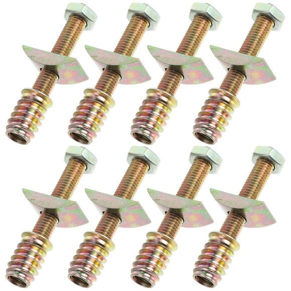 FOLOYORI 8Jgo Conjunto De Para Con Pernos Y Tuercas Multiusos De Hierro